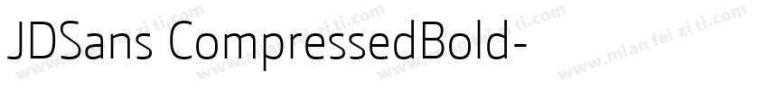 JDSans CompressedBold字体转换